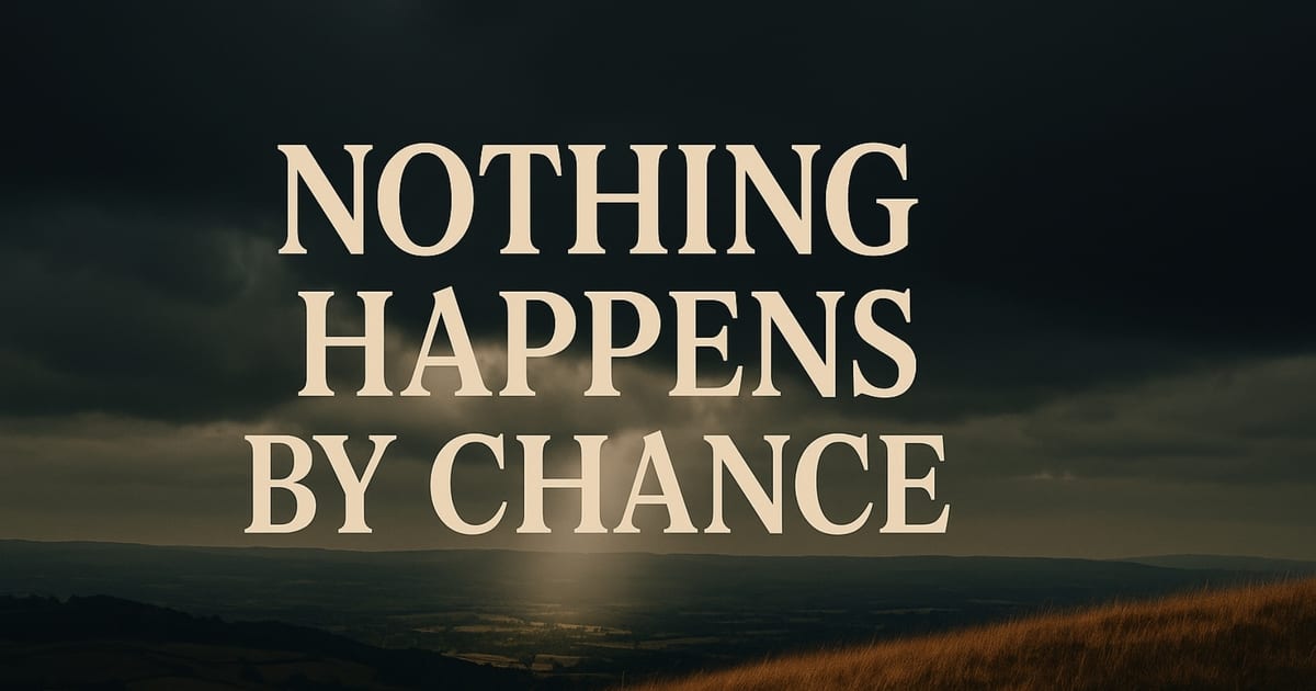 🌙 Nothing Happens by Chance — Trust the Plan of Allah